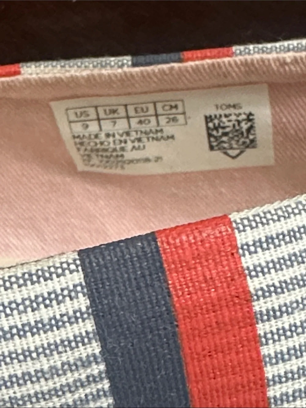 Toms clare stripe